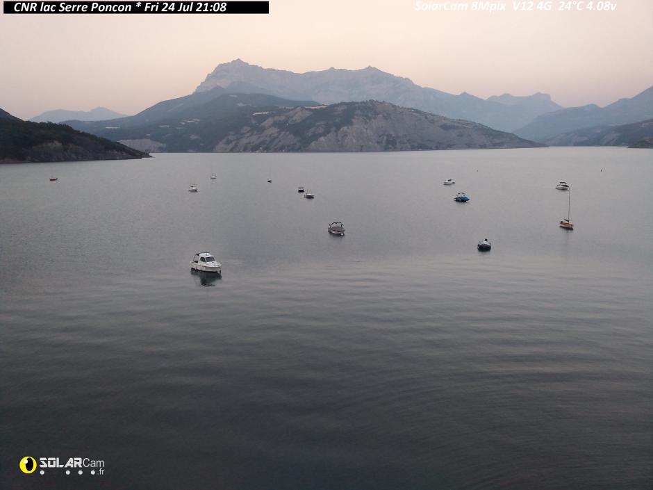 Webcam CNR lac Serre Poncon fr - solarcam.fr