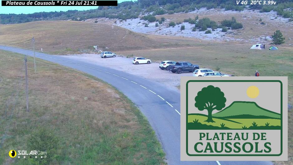 Webcam Plateau de Caussols fr - solarcam.fr