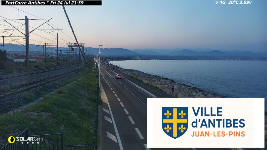Webcam FortCarre Antibes fr - solarcam.fr