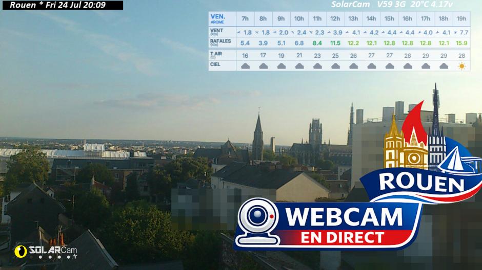 Webcam Rouen fr - solarcam.fr