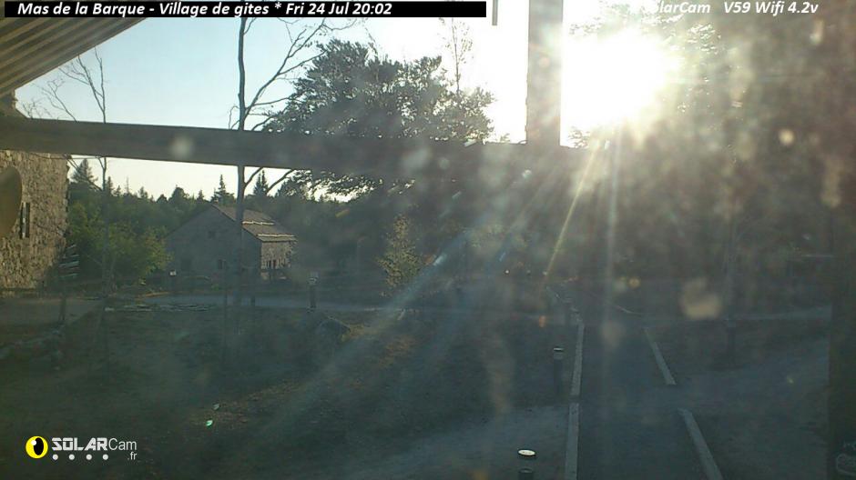 Webcam Mas de la Barque - Village de gites fr - solarcam.fr