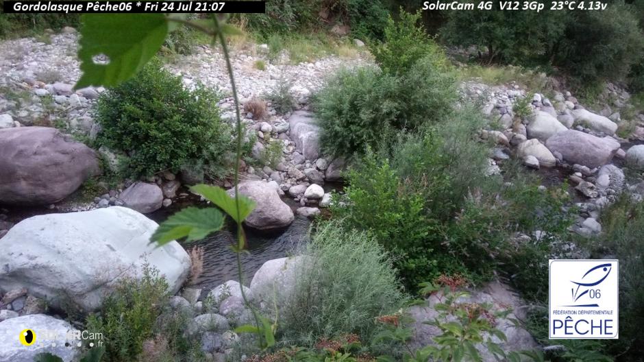 Webcam Gordolasque Pêche06 fr - solarcam.fr