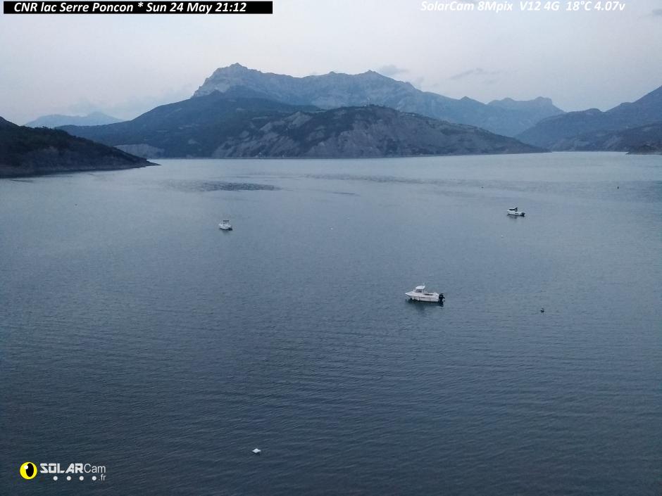 Webcam CNR lac Serre Poncon fr - solarcam.fr