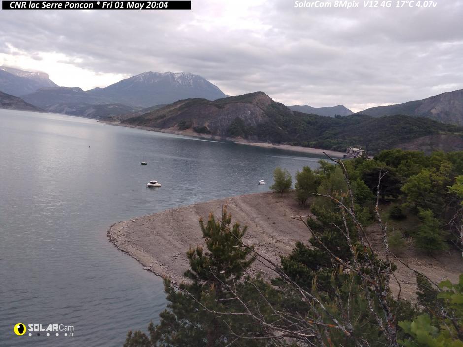 Webcam CNR lac Serre Poncon fr - solarcam.fr