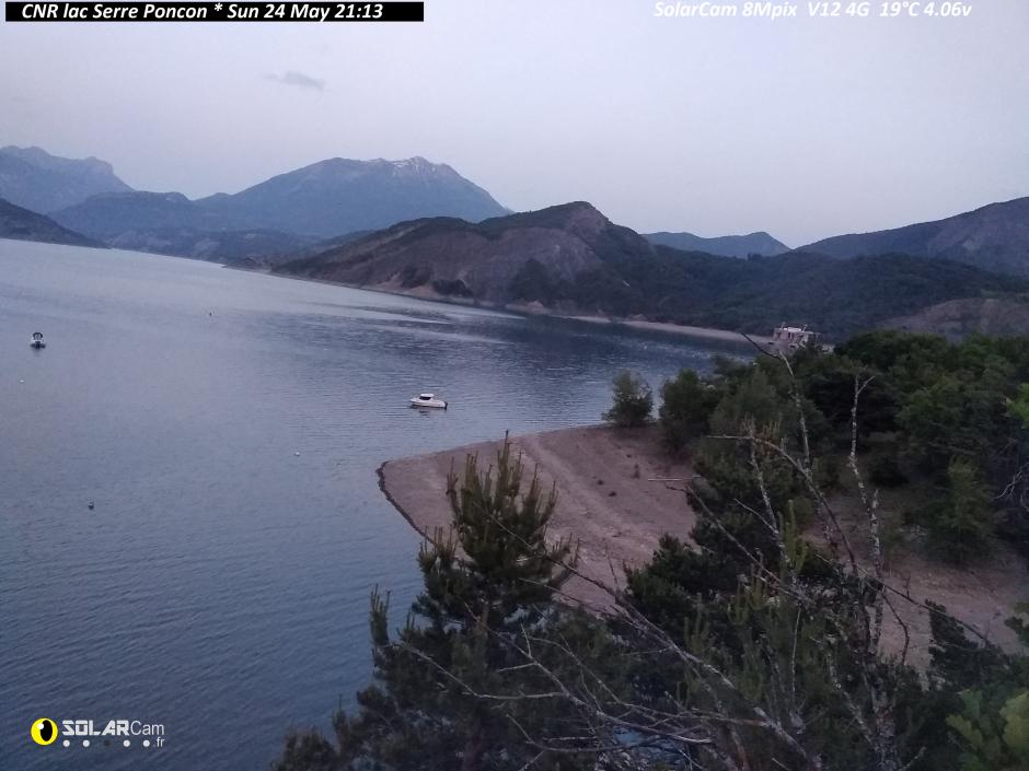 Webcam CNR lac Serre Poncon fr - solarcam.fr
