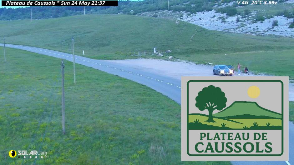 Webcam Plateau de Caussols fr - solarcam.fr