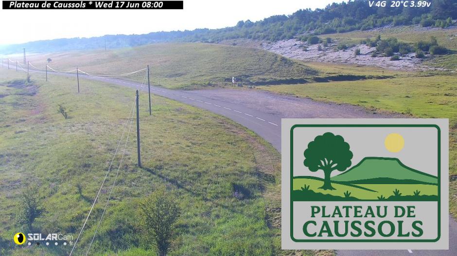 Webcam Plateau de Caussols fr - solarcam.fr