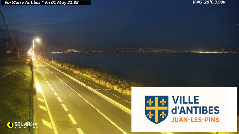 Webcam FortCarre Antibes fr - solarcam.fr