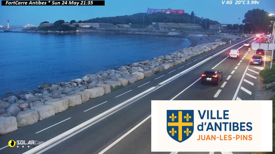 Webcam FortCarre Antibes fr - solarcam.fr