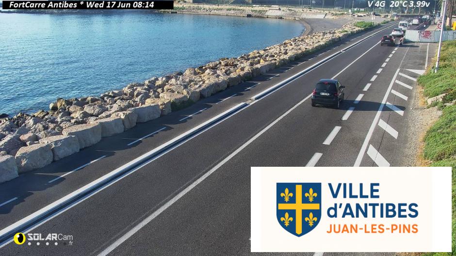 Webcam FortCarre Antibes fr - solarcam.fr