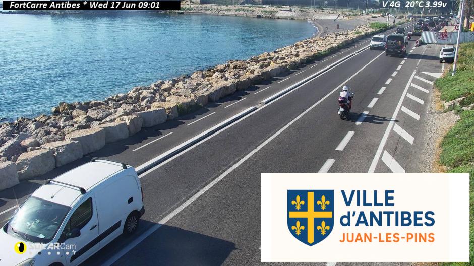 Webcam FortCarre Antibes fr - solarcam.fr