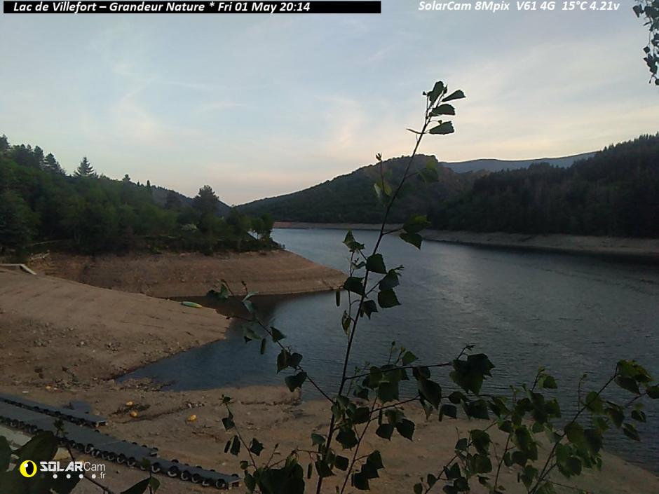 Webcam Lac de Villefort – Grandeur Nature fr - solarcam.fr