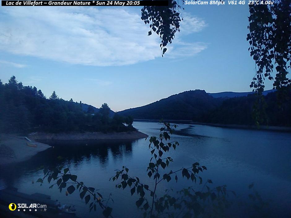 Webcam Lac de Villefort – Grandeur Nature fr - solarcam.fr