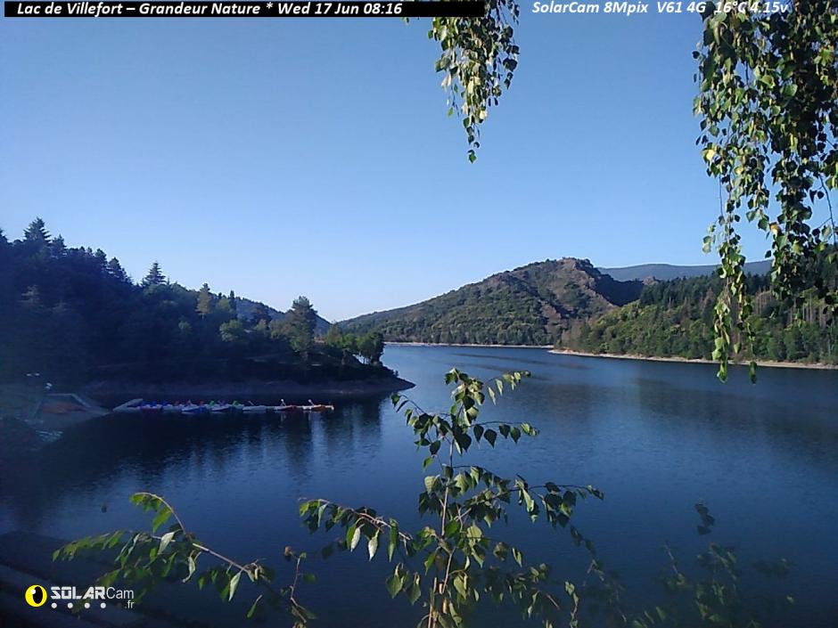 Webcam Lac de Villefort – Grandeur Nature fr - solarcam.fr