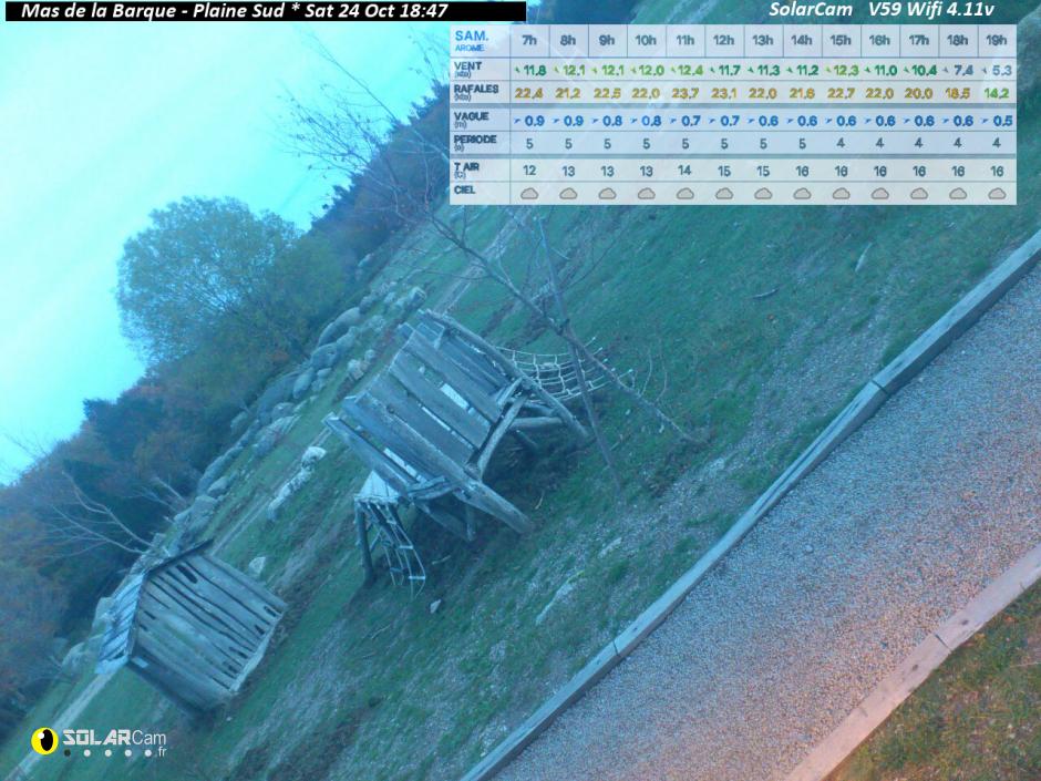 Webcam Mas de la Barque - Plaine Sud fr - solarcam.fr