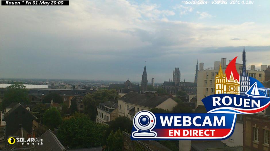 Webcam Rouen fr - solarcam.fr