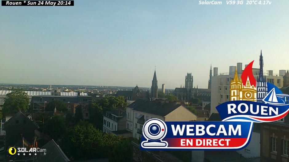 Webcam Rouen fr - solarcam.fr