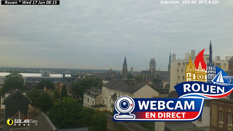Webcam Rouen fr - solarcam.fr