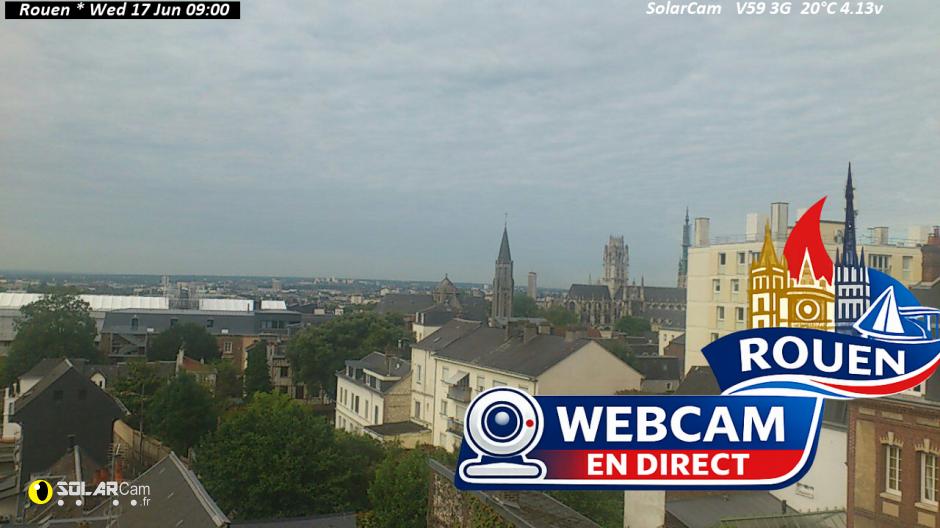 Webcam Rouen fr - solarcam.fr