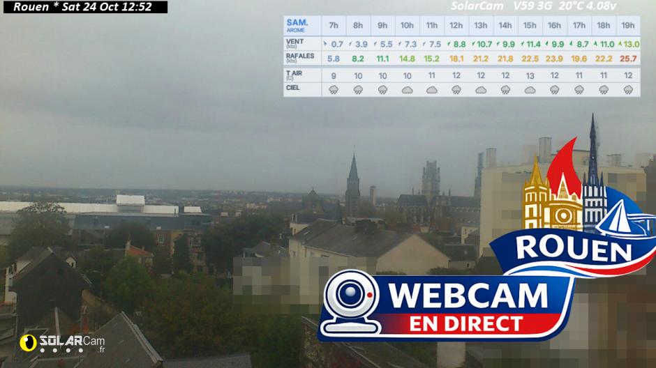 Webcam Rouen fr - solarcam.fr