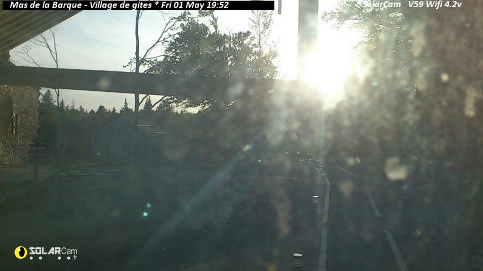 Webcam Mas de la Barque - Village de gites fr - solarcam.fr