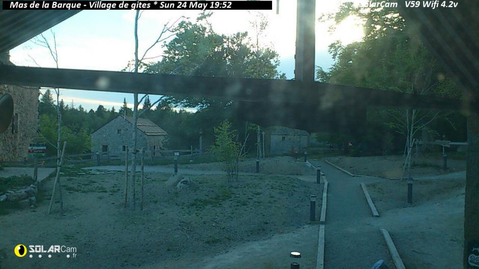 Webcam Mas de la Barque - Village de gites fr - solarcam.fr
