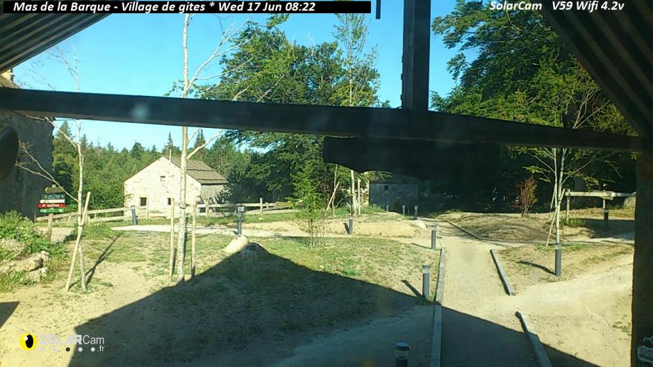 Webcam Mas de la Barque - Village de gites fr - solarcam.fr