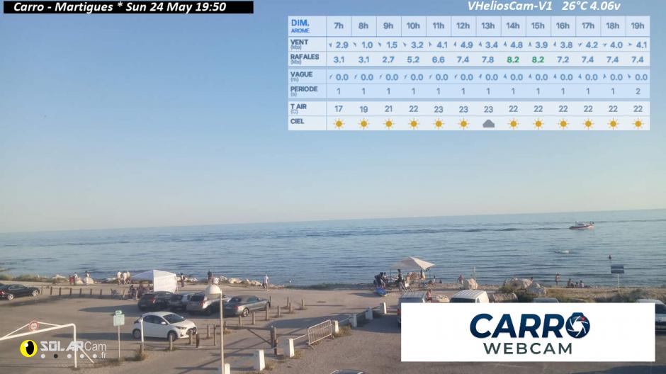 Webcam Carro - Martigues fr - solarcam.fr