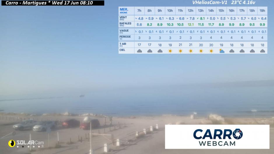 Webcam Carro - Martigues fr - solarcam.fr