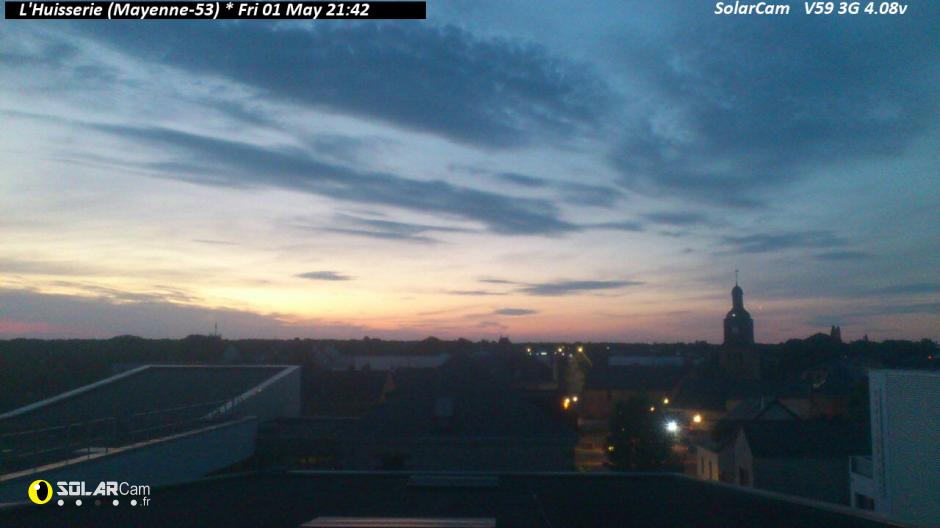 Webcam L'Huisserie (Mayenne-53) fr - solarcam.fr