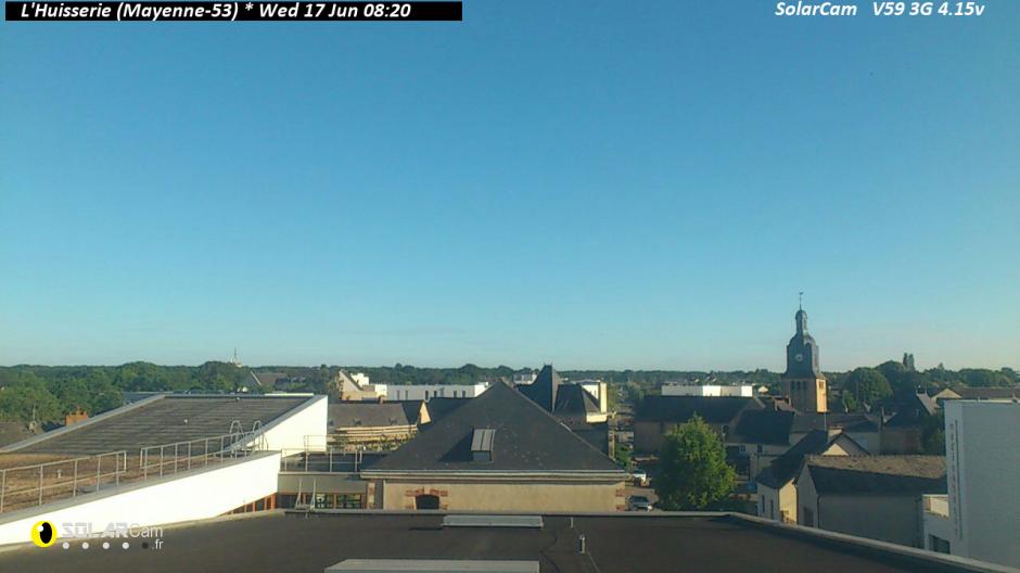 Webcam L'Huisserie (Mayenne-53) fr - solarcam.fr