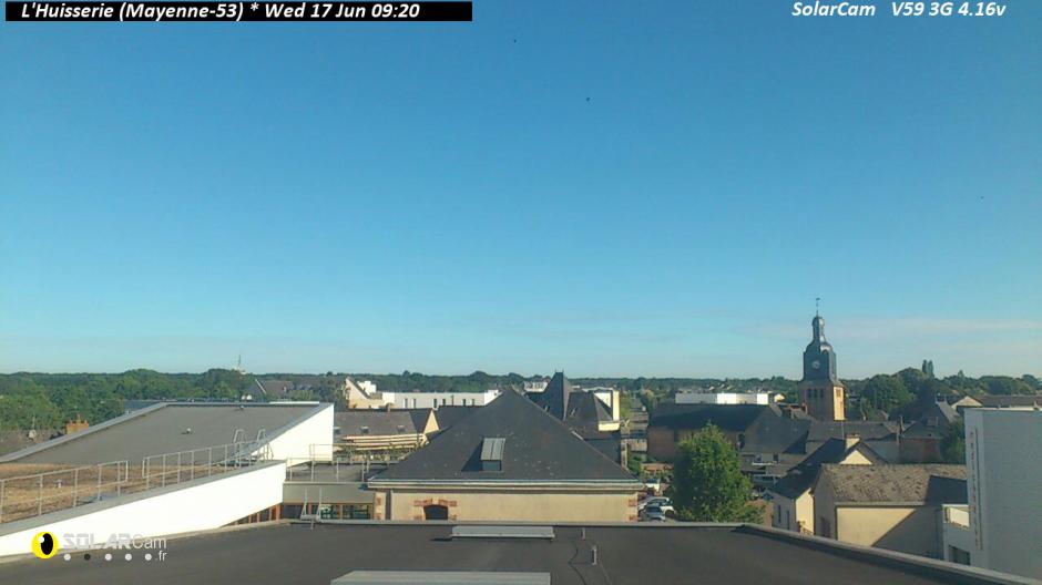 Webcam L'Huisserie (Mayenne-53) fr - solarcam.fr