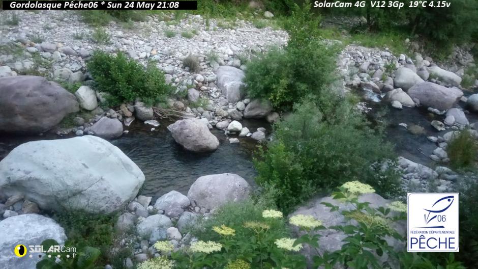 Webcam Gordolasque Pêche06 fr - solarcam.fr