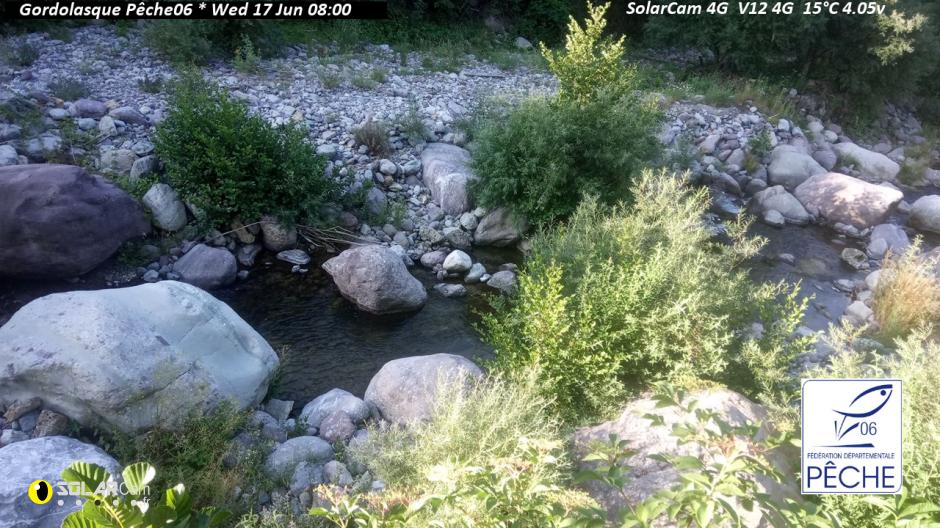 Webcam Gordolasque Pêche06 fr - solarcam.fr