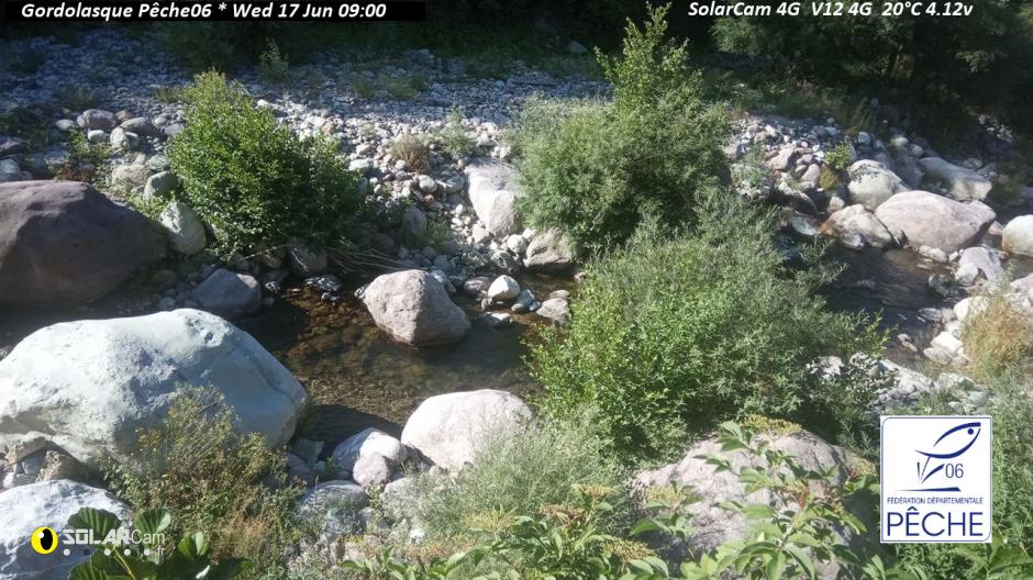 Webcam Gordolasque Pêche06 fr - solarcam.fr