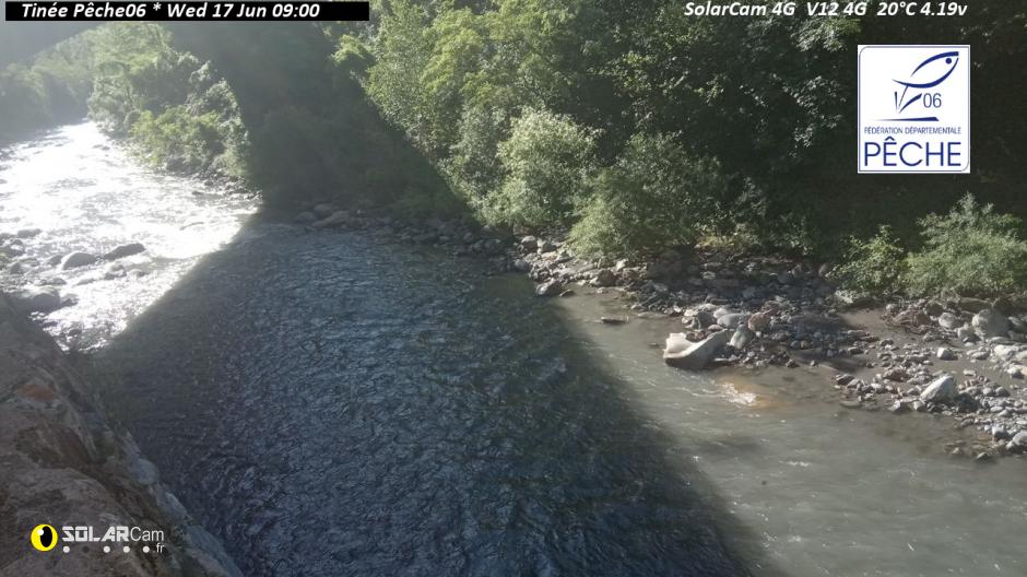 Webcam Tinée Pêche06 fr - solarcam.fr