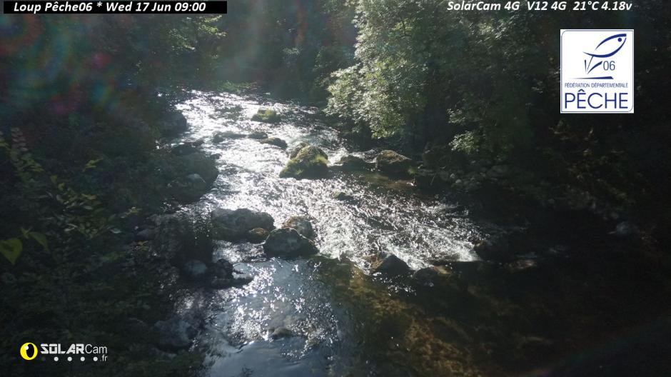 Webcam Loup Pêche06 fr - solarcam.fr