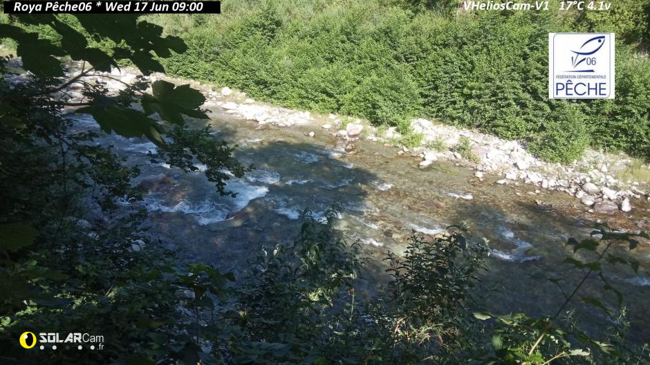  Webcam Roya Pêche06 fr - solarcam.fr