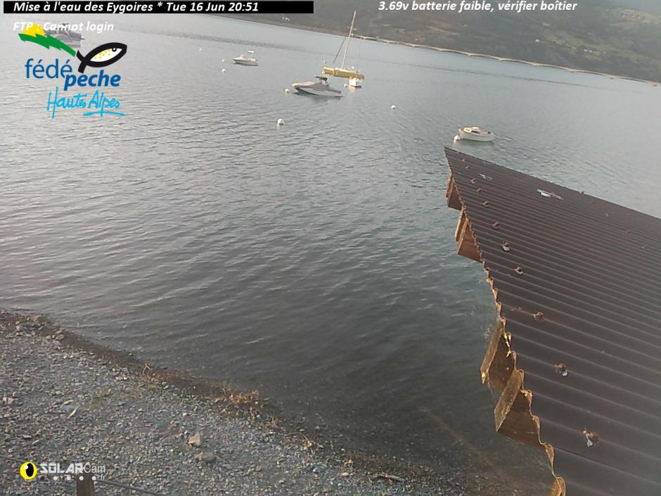 Webcam Mise à l'eau des Eygoires fr - solarcam.fr