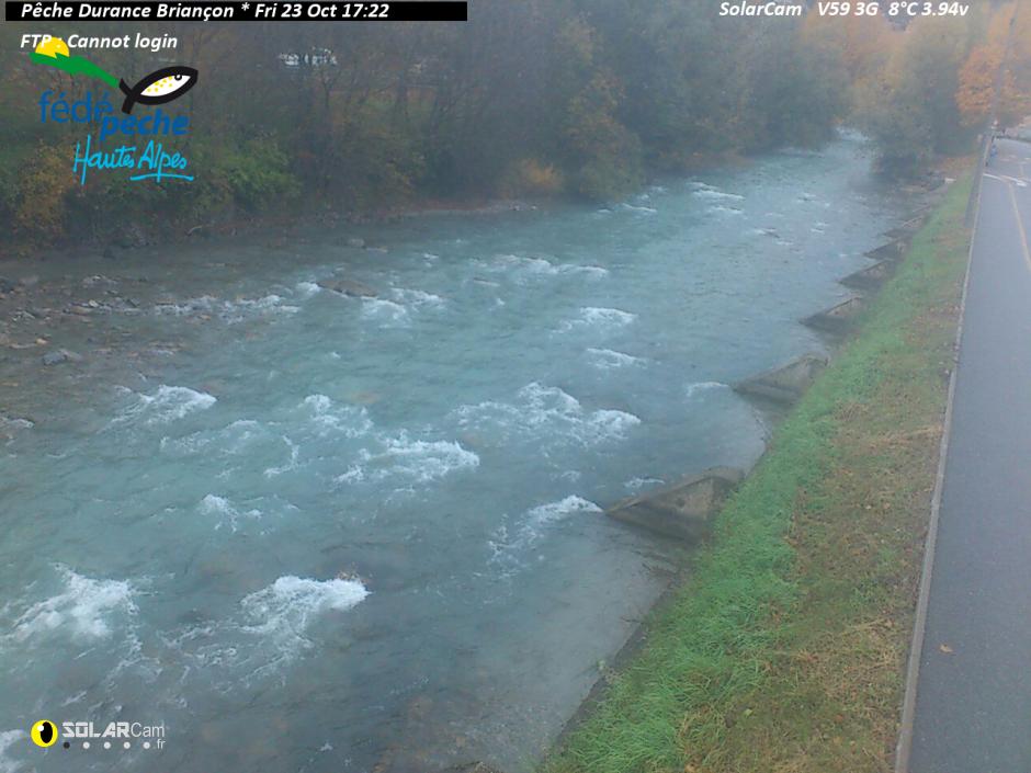 Webcam Pêche Durance Briançon fr - solarcam.fr